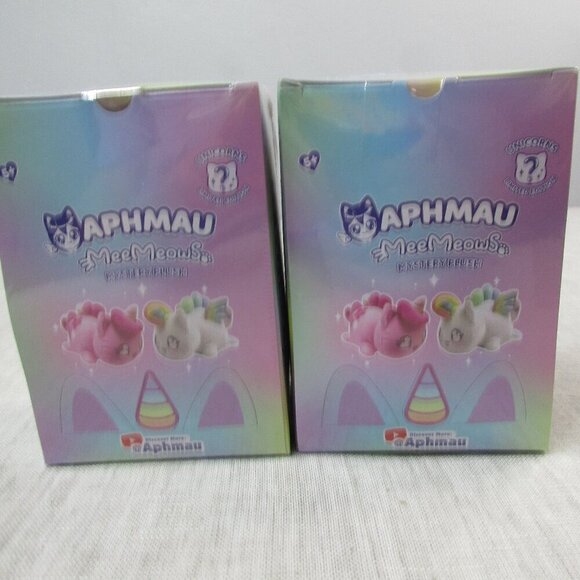 2 Bonkers Unicorns Aphmau MeeMeow Mystery Plush Toy Litter Celestial 6 Inch - Picture 1 of 4